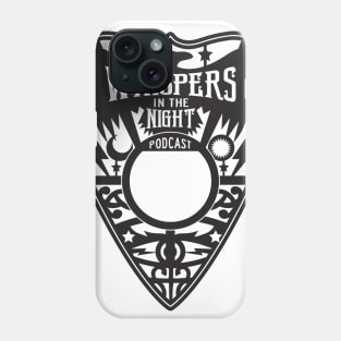 Whispers in the Night Logo (Black) Phone Case