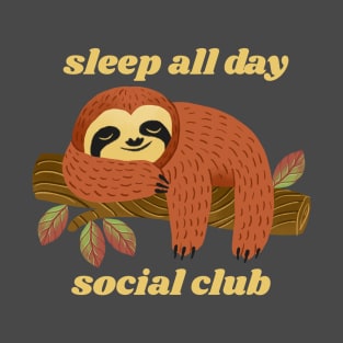 Sleep All Day Social Club T-Shirt