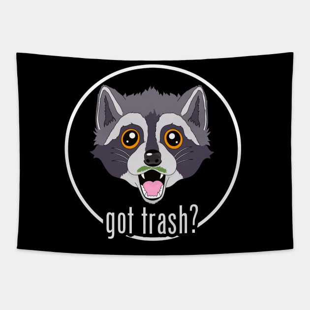 Got Trash? Tapestry by Malakian Art