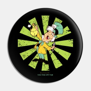 The Mad Hatter Retro Japanese Pin