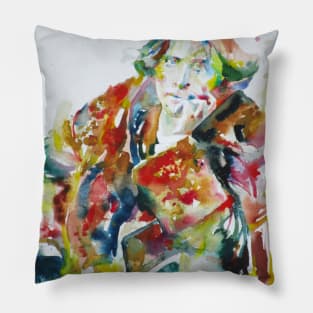 OSCAR WILDE watercolor portrait .23 Pillow