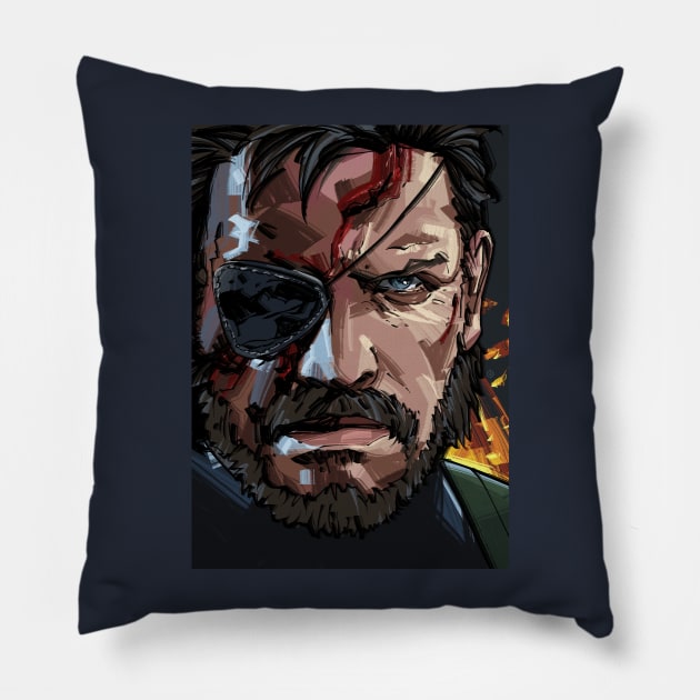 Solid Snake Pillow by nabakumov