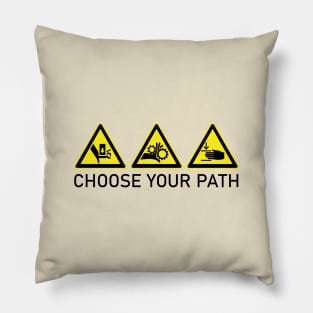 Choose Your Path Pillow