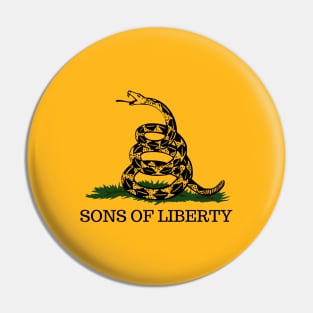 Sons of Liberty - Patriot Flag - Don't Tread on Me Pin