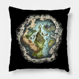 Fantasy Book - Fantasy Map Pillow