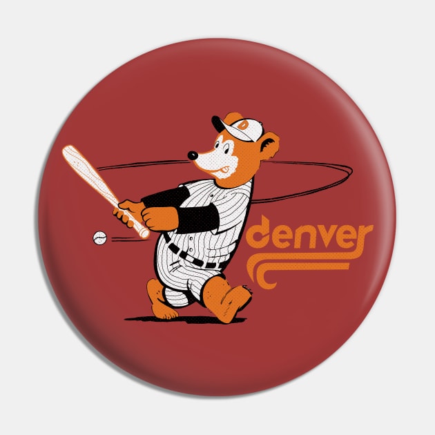 Defunct Denver Bears Minor League Baseball 1982 Pin by LocalZonly