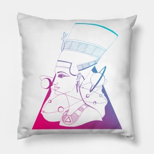 Dual Color Nefertiti and The Stars Pillow