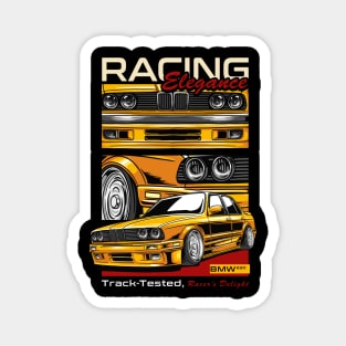 BMW E30 Racing Elegance Magnet