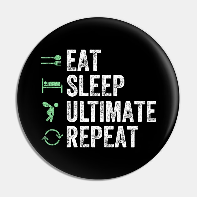 Eat sleep ultimate repeat Pin by captainmood