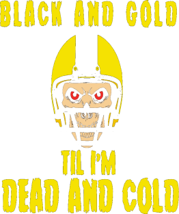 Dead And Cold Steelers Magnet