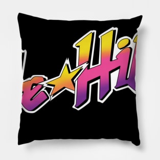 Jem and the Pronouns (He/Him) Pillow