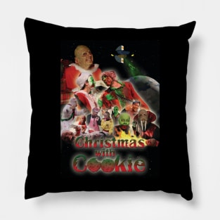 Christmas with Cookie - Poster Pillow