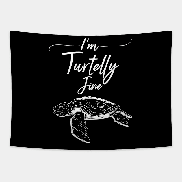 I´m Turtelly Fine Tapestry by Dojaja