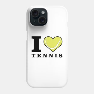 I Love Tennis Phone Case