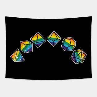 Rainbow Dice DnD RPG Tabletop Game Tapestry