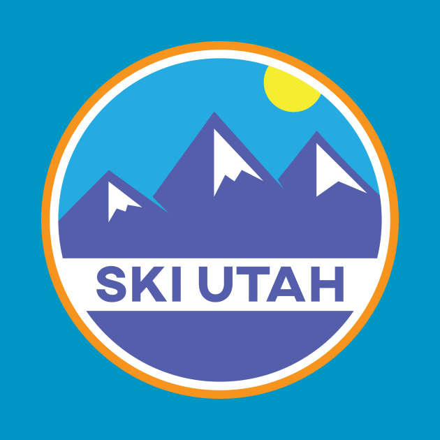 Ski Utah Badge by HolidayShirts