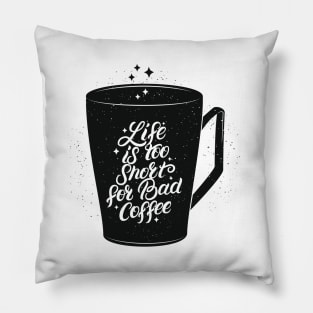 Coffee Quotes and Sayings Pillow