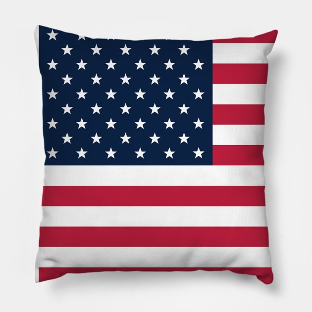 USA Flag Pillow by MrLarry