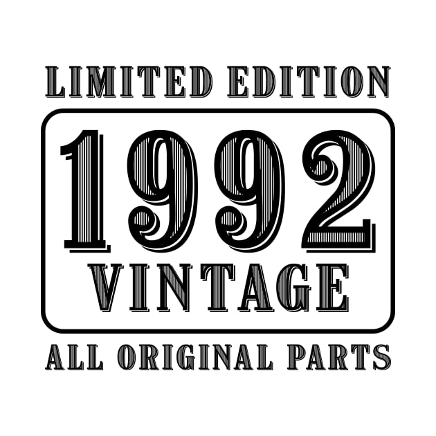 All original parts vintage 1992 limited edition birthday by colorsplash