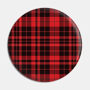 Red Buffalo Plaid Flannel Pin