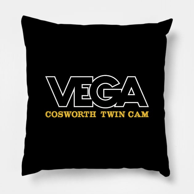 Vega Cosworth Twin Cam Pillow by BriteDesign