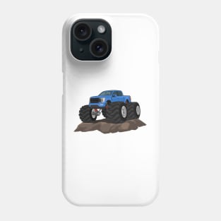 truck f150 offroad style blue Phone Case