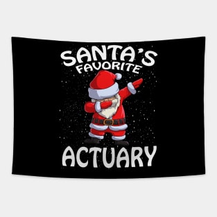 Santas Favorite Actuary Christmas Tapestry