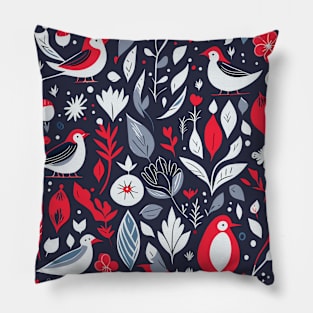 Discover the Magic of Vintage Design for Bird and Plant Lovers Pillow