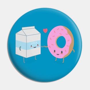 True love | Donut and Milk Pin