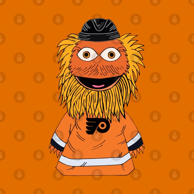 Gritty The Mascot! by Brains