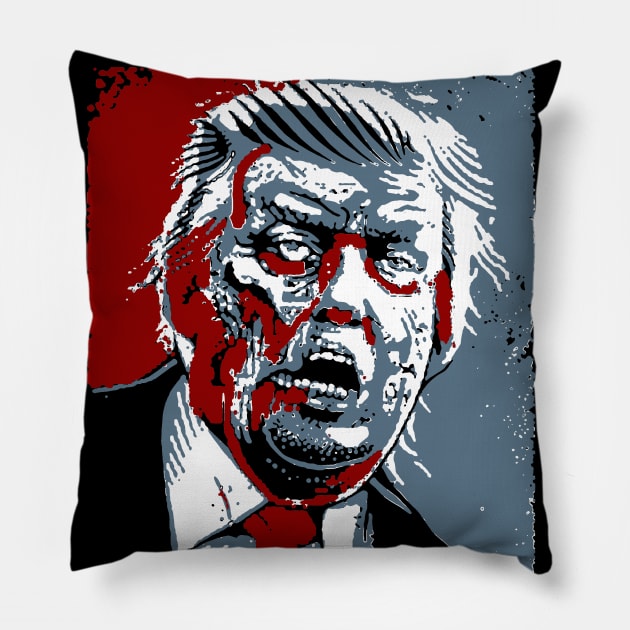 Evil Undead Trump Pillow by DennisMcCarson