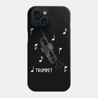 Musical Notes Trumpet Phone Case