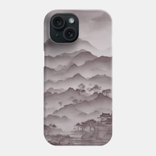 chinese town painting Phone Case