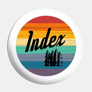 Index souvenir Pin