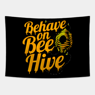 Behave on Bee Hive, The Beekeeper Honey Bee Tapestry