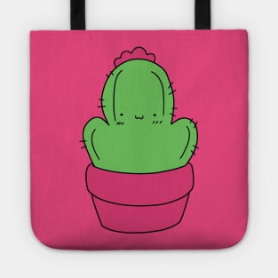 Flower Head Cactus Tote