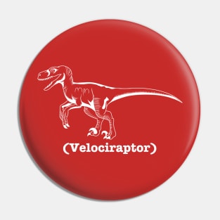 Velociraptor Pin