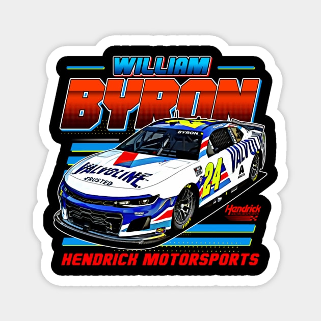 William Byron 24 Magnet by Erianna Bee