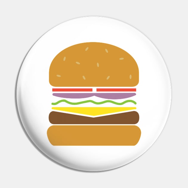 Simple Burger Pin by TamaraLani