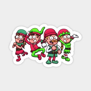 Christmas Elves Magnet