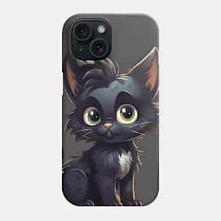 Black Kitty Cat Phone Case