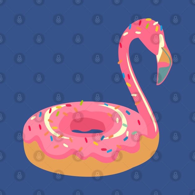 flamingo donut by Mako Design 