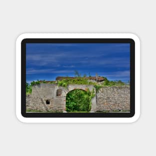 Derelict Italian Farmhouse Walls Magnet