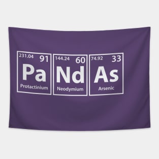 Pandas (Pa-Nd-As) Periodic Elements Spelling Tapestry