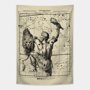 Orion Constellation Map - Aesthetic, Astronomy, Space Tapestry