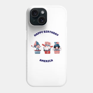 Happy birthday America Phone Case