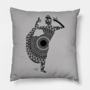 Indian Classical Dancer Pillow