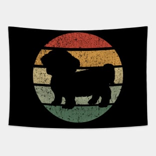 Shih Tzu Vintage design for Retro Dog Lovers Tapestry