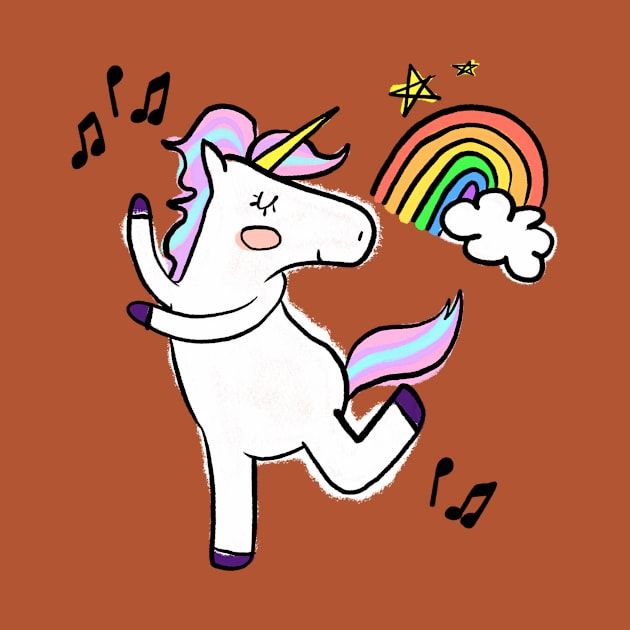 Dancing Unicorn by audistry