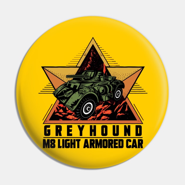 M8 ARMORED CAR GREYHOUND Pin by theanomalius_merch